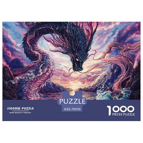 Drachen Puzzles 1000 Teile Puzzles 70x50cm/1000pcs Für Erwachsene Und Kinder Pädagogisches Familienpuzzle DIY Karton Drachen Puzzles 1000 Teile Puzzles 70x50cm/1000pcs Für Erwachsene Und Kinder Pädagogisches Familienpuzzle DIY Karton von NAOFEKUID