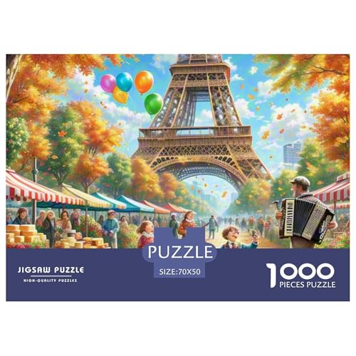 Eiffelturm Puzzle 1000 Teile Puzzles 70x50cm/1000pcs Für Erwachsene Kinder Schöne Landschaft Stressabbau Spielzeug Kreative DIY Karton Eiffelturm Puzzle 1000 Teile Puzzles 70x50cm/1000pcs Für Erwachsene Kinder Schöne Landschaft Stressabbau Spielzeug Kreative DIY Karton von NAOFEKUID