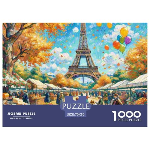 Eiffelturm Puzzles 1000 Teile Puzzle 70x50cm/1000pcs Für Erwachsene Kinder Schöne Landschaft Stressabbau Spielzeug Kreative DIY Karton Eiffelturm Puzzles 1000 Teile Puzzle 70x50cm/1000pcs Für Erwachsene Kinder Schöne Landschaft Stressabbau Spielzeug Kreative DIY Karton von NAOFEKUID