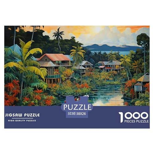 Ferienbucht Puzzles 1000 Teile Puzzle 38x26cm/1000pcs Für Erwachsene Kinder Pädagogisches Kreative DIY Karton Ferienbucht Puzzles 1000 Teile Puzzle 38x26cm/1000pcs Für Erwachsene Kinder Pädagogisches Kreative DIY Karton von NAOFEKUID