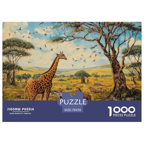 Giraffe Puzzles 1000 Teile Puzzle 70x50cm/1000pcs Für Erwachsene Und Kinder Stressabbau Spielzeug Familienpuzzle DIY Karton Giraffe Puzzles 1000 Teile Puzzle 70x50cm/1000pcs Für Erwachsene Und Kinder Stressabbau Spielzeug Familienpuzzle DIY Karton von NAOFEKUID