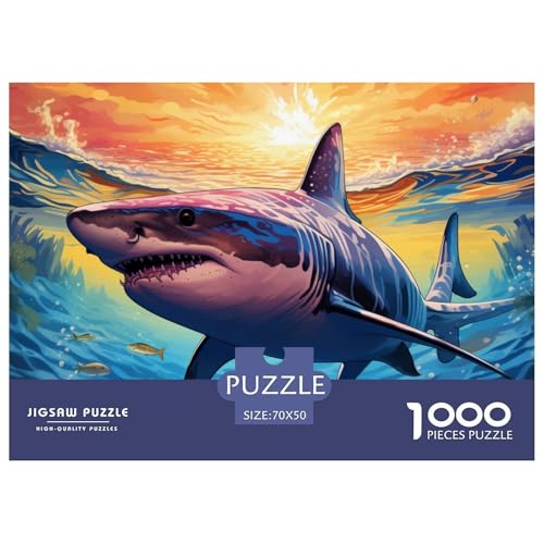 Haie Puzzles 1000 Teile Puzzle 70x50cm/1000pcs Für Erwachsene Und Kinder Pädagogisches Kreative DIY Karton Haie Puzzles 1000 Teile Puzzle 70x50cm/1000pcs Für Erwachsene Und Kinder Pädagogisches Kreative DIY Karton von NAOFEKUID