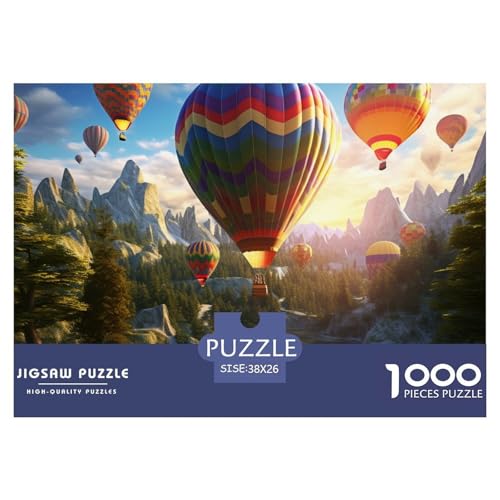 Heißluftballon Puzzle 1000 Teile Puzzle 38x26cm/1000pcs Für Erwachsene Kinder Pädagogisches Kreative DIY Karton Heißluftballon Puzzle 1000 Teile Puzzle 38x26cm/1000pcs Für Erwachsene Kinder Pädagogisches Kreative DIY Karton von NAOFEKUID