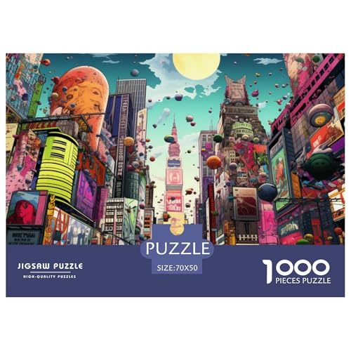 Imes Platz Puzzles 1000 Teile Puzzles 70x50cm/1000pcs Für Erwachsene Kinder Pädagogisches Familienpuzzle DIY Karton von NAOFEKUID