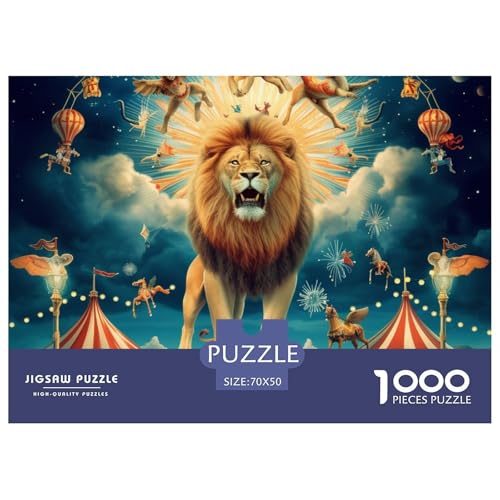 Löwen Puzzle 1000 Teile Puzzles 70x50cm/1000pcs Für Erwachsene Und Kinder Pädagogisches Kreative DIY Karton Löwen Puzzle 1000 Teile Puzzles 70x50cm/1000pcs Für Erwachsene Und Kinder Pädagogisches Kreative DIY Karton von NAOFEKUID