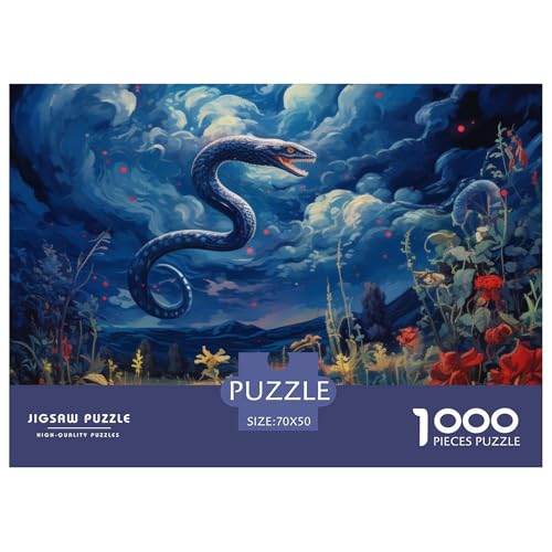 Ölmalerei Schlange Puzzle 1000 Teile Puzzle 70x50cm/1000pcs Für Erwachsene Und Kinder Pädagogisches Kreative DIY Karton Ölmalerei Schlange Puzzle 1000 Teile Puzzle 70x50cm/1000pcs Für Erwachsene Und Kinder Pädagogisches Kreative DIY Karton von NAOFEKUID