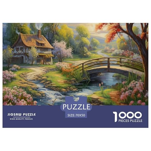 Paradies Puzzle 1000 Teile Puzzle 70x50cm/1000pcs Für Erwachsene Und Kinder Pädagogisches Kreative DIY Karton von NAOFEKUID