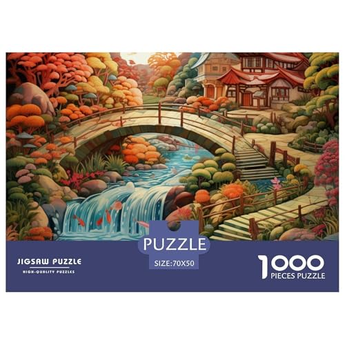 Paradies Puzzle 1000 Teile Puzzles 70x50cm/1000pcs Für Erwachsene Und Kinder Pädagogisches Kreative DIY Karton von NAOFEKUID