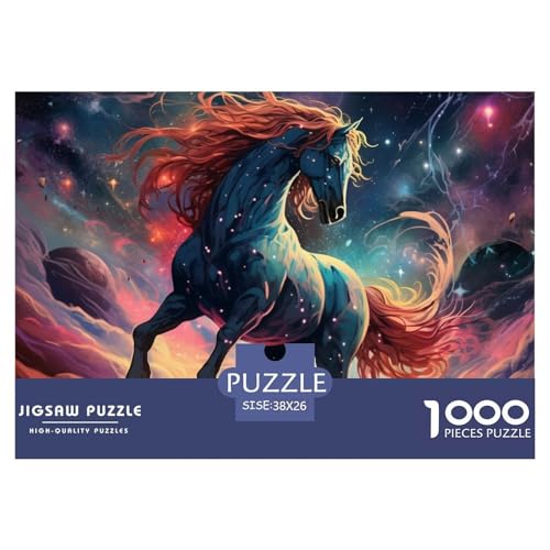Pferd Puzzle 1000 Teile Puzzle 38x26cm/1000pcs Für Erwachsene Und Kinder Pädagogisches Familienpuzzle DIY Karton Pferd Puzzle 1000 Teile Puzzle 38x26cm/1000pcs Für Erwachsene Und Kinder Pädagogisches Familienpuzzle DIY Karton von NAOFEKUID