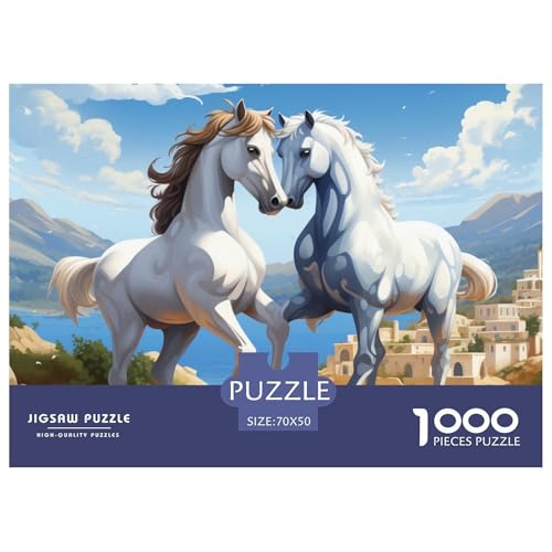 Pferd Puzzles 1000 Teile Puzzles 70x50cm/1000pcs Für Erwachsene Und Kinder Pädagogisches Familienpuzzle DIY Karton Pferd Puzzles 1000 Teile Puzzles 70x50cm/1000pcs Für Erwachsene Und Kinder Pädagogisches Familienpuzzle DIY Karton von NAOFEKUID