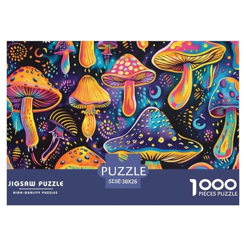 Pilze Puzzle 1000 Teile Puzzles 38x26cm/1000pcs Für Erwachsene Und Kinder Stressabbau Spielzeug Familienpuzzle DIY Karton Pilze Puzzle 1000 Teile Puzzles 38x26cm/1000pcs Für Erwachsene Und Kinder Stressabbau Spielzeug Familienpuzzle DIY Karton von NAOFEKUID