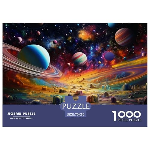 Planeten Puzzles 1000 Teile Puzzles 70x50cm/1000pcs Für Erwachsene Und Kinder Pädagogisches Familienpuzzle DIY Karton von NAOFEKUID