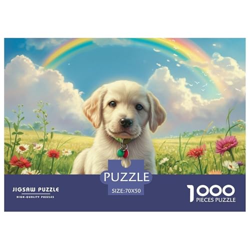 Regenbogenhund Puzzles 1000 Teile Puzzles 70x50cm/1000pcs Für Erwachsene Kinder Pädagogisches Kreative DIY Karton Regenbogenhund Puzzles 1000 Teile Puzzles 70x50cm/1000pcs Für Erwachsene Kinder Pädagogisches Kreative DIY Karton von NAOFEKUID