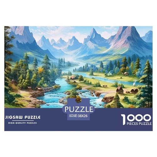 Seen and Snowy Mountains Puzzle 1000 Teile Puzzles 38x26cm/1000pcs Für Erwachsene Und Kinder Stressabbau Spielzeug Familienpuzzle DIY Karton Seen and Snowy Mountains Puzzle 1000 Teile Puzzles 38x26cm/1000pcs Für Erwachsene Und Kinder Stressabbau Spielzeug Familienpuzzle DIY Karton von NAOFEKUID