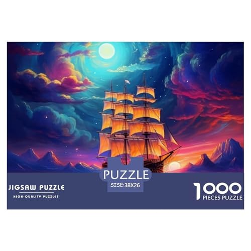 Segelboot Puzzles 1000 Teile Puzzles 38x26cm/1000pcs Für Erwachsene Kinder Pädagogisches Familienpuzzle DIY Karton Segelboot Puzzles 1000 Teile Puzzles 38x26cm/1000pcs Für Erwachsene Kinder Pädagogisches Familienpuzzle DIY Karton von NAOFEKUID