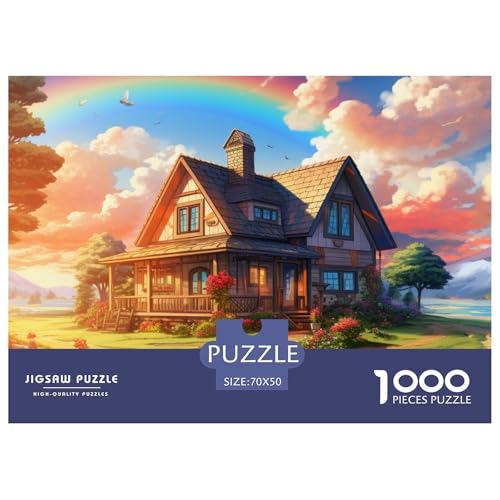 Süße Landschaft Puzzle 1000 Teile Puzzle 70x50cm/1000pcs Für Erwachsene Und Kinder Stressabbau Spielzeug Familienpuzzle DIY Karton Süße Landschaft Puzzle 1000 Teile Puzzle 70x50cm/1000pcs Für Erwachsene Und Kinder Stressabbau Spielzeug Familienpuzzle DIY Karton von NAOFEKUID