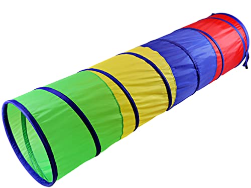 NARMAY® Spieltunnel Easy Key Pop Up Tunnel für Kinder, Krabbeln drinnen/draußen - 48 Dia. x 183 cm von NARMAY