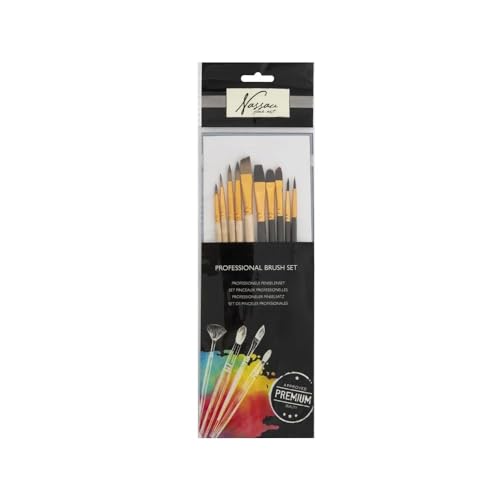 NASSAU Fine Art Professionele Penselenset, 10dlg. von Nassau