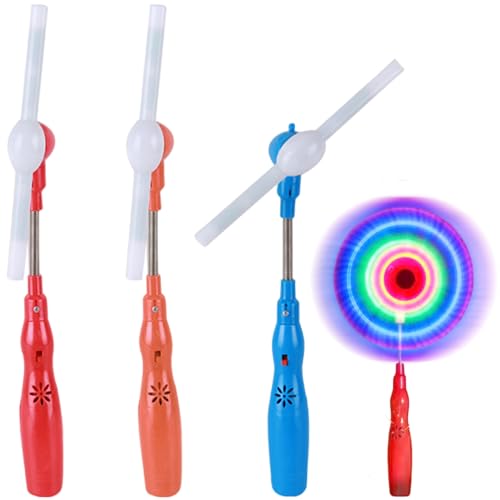 3PCS Spinning Light Up Toy, Safe & Fun LED Light Up Spinning Zauberstab mit Musik, Plastikwindmühle für Kindergeburtstagsfeier, zufällige Farbe 3PCS Spinning Light Up Toy, Safe & Fun LED Light Up Spinning Zauberstab mit Musik, Plastikwindmühle für Kindergeburtstagsfeier, zufällige Farbe von NASSMOSSE