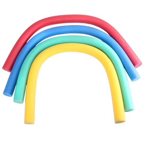 NASSMOSSE 4pcs Poolnudeln, 59 Zoll epe weicher Schaum 4 Farben wasserdicht stark von NASSMOSSE