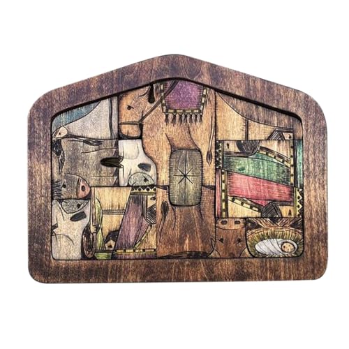 Holzgebiet Jigsaw Puzzle für Kinder und Erwachsene von NASSMOSSE