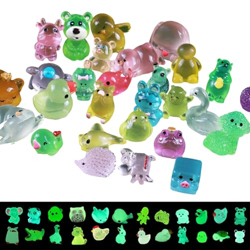 NASSMOSSE 250pcs Mini -Harztiere, niedliche leuchtende Mini -Harz -Tiere, lebendige Feengartenzubehör, Wohnkultur für Innenräume, Outdoor NASSMOSSE 250pcs Mini -Harztiere, niedliche leuchtende Mini -Harz -Tiere, lebendige Feengartenzubehör, Wohnkultur für Innenräume, Outdoor von NASSMOSSE