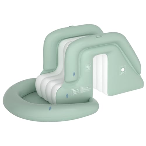 NASSMOSSE Aufblasbarer Pool-Rutschen, sicherer und lustiger süßer verdickter PVC Anti-Rollover Wasserflut aufblasbare Wasserrutsche für Kinder im Freien, im Innenbereich, Garten NASSMOSSE Aufblasbarer Pool-Rutschen, sicherer und lustiger süßer verdickter PVC Anti-Rollover Wasserflut aufblasbare Wasserrutsche für Kinder im Freien, im Innenbereich, Garten von NASSMOSSE