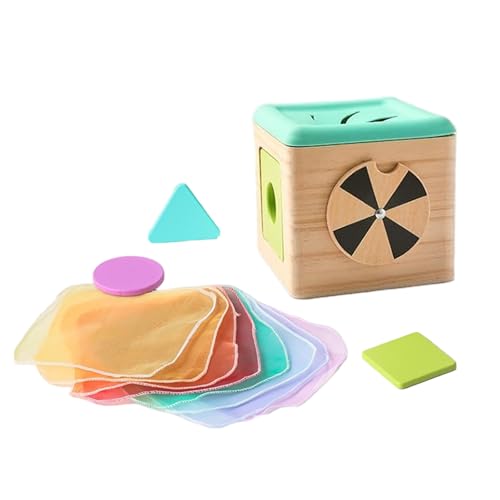 NASSMOSSE Baby Tissue Box Spielzeug, pädagogisches sensorisches Spielzeug für Babys mit Seidenschal und Blöcken, Holzgewebeschachtel mit Spiegel für Kleinkinder -Jungen Jungen Girl Geschenke NASSMOSSE Baby Tissue Box Spielzeug, pädagogisches sensorisches Spielzeug für Babys mit Seidenschal und Blöcken, Holzgewebeschachtel mit Spiegel für Kleinkinder -Jungen Jungen Girl Geschenke von NASSMOSSE