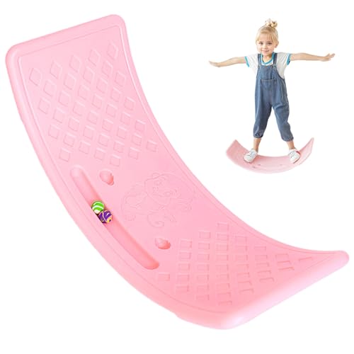 NASSMOSSE Balance Board Kinder 10x21-Zoll-Nicht-Slip-30-kg-Ladung HDPE Kleinkind Balance Board Developmental gebogener Ausgleichsstrahl für Heimgarten, Kindergarten NASSMOSSE Balance Board Kinder 10x21-Zoll-Nicht-Slip-30-kg-Ladung HDPE Kleinkind Balance Board Developmental gebogener Ausgleichsstrahl für Heimgarten, Kindergarten von NASSMOSSE