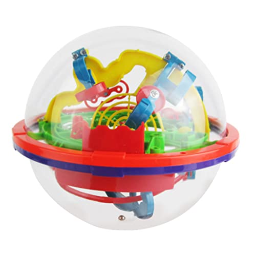 NASSMOSSE Ball, 3D -Ballspielzeug 100 Barrieries Intellekt Ball Balance Maze Ball Intelligentes Spielzeug für Kinder von NASSMOSSE