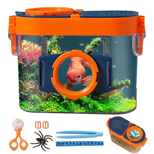 NASSMOSSE Bug Catcher für Kinder, Plastik -Clear -Käfer -Kit, Doppelvergrößerungs -Glass -Kinder -Kit mit Pinzetten und Clip, Bildungskollektion für NASSMOSSE Bug Catcher für Kinder, Plastik -Clear -Käfer -Kit, Doppelvergrößerungs -Glass -Kinder -Kit mit Pinzetten und Clip, Bildungskollektion für von NASSMOSSE