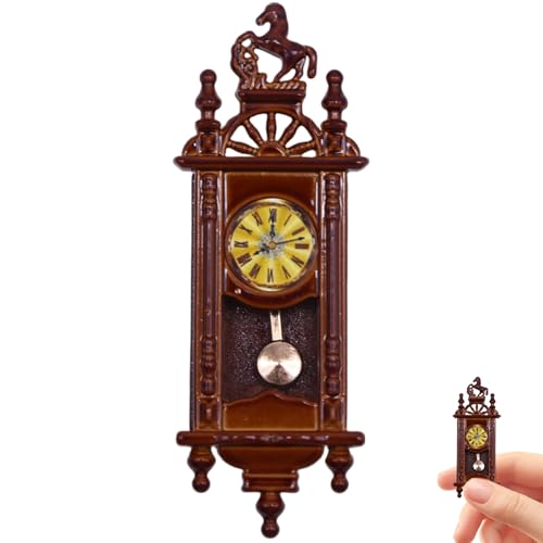 NASSMOSSE Dollhouse Clock 0, 79 x 2, 36 Zoll Vintage Legierung Dekorative Wanduhr Puppenhaus Miniaturen Modell für Puppenhauszubehör NASSMOSSE Dollhouse Clock 0, 79 x 2, 36 Zoll Vintage Legierung Dekorative Wanduhr Puppenhaus Miniaturen Modell für Puppenhauszubehör von NASSMOSSE