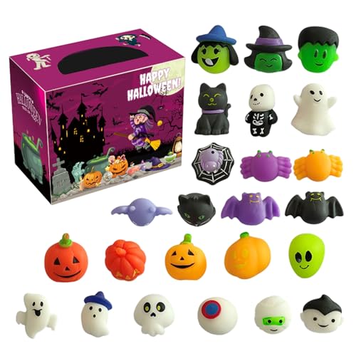 NASSMOSSE Halloween-Adventskalender 2025, 24-teiliges Set, Überraschungsspielzeug, Halloween-Adventskalender für Kinder, Mädchen und Teenager, Partygeschenk NASSMOSSE Halloween-Adventskalender 2025, 24-teiliges Set, Überraschungsspielzeug, Halloween-Adventskalender für Kinder, Mädchen und Teenager, Partygeschenk von NASSMOSSE