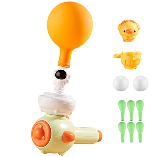 NASSMOSSE Montessori Toy, 3-in-1 Interaktive schwimmende Atemball, Bubble Pipe, Pfeife für Kinder, lustige sensorische Spielsachen für Mädchen, Jungen, Familie von NASSMOSSE