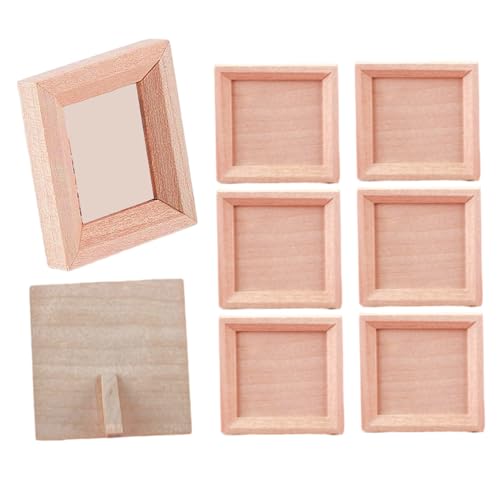 NASSMOSSE Puppenhaus Bildrahmen 8pcs 1, 3 Zoll Füllbare Quadratminiatur -Bildrahmen unfertiger DIY Friendly Dollhouse Miniaturen für Puppenhausliebhaber NASSMOSSE Puppenhaus Bildrahmen 8pcs 1, 3 Zoll Füllbare Quadratminiatur -Bildrahmen unfertiger DIY Friendly Dollhouse Miniaturen für Puppenhausliebhaber von NASSMOSSE