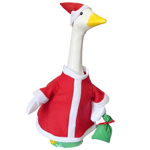 NASSMOSSE Veranda Gans Outfits Rasengäste Outfits umfassen Hut und Kleidung lustige Dekoration für Outdoor, Weihnachtsdekorationen von NASSMOSSE