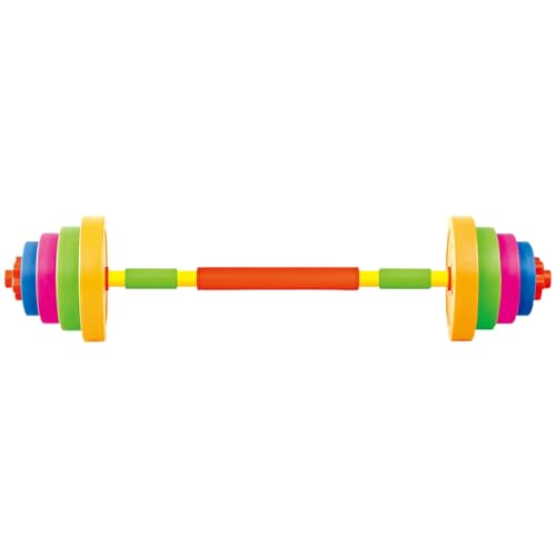 Nachfüllbares Langhantelgewicht-Set mit Wasser/Sand, Kinder-Fitnessgeräte – rutschfeste Kunststoffgewichte für Kinderspiele von NASSMOSSE