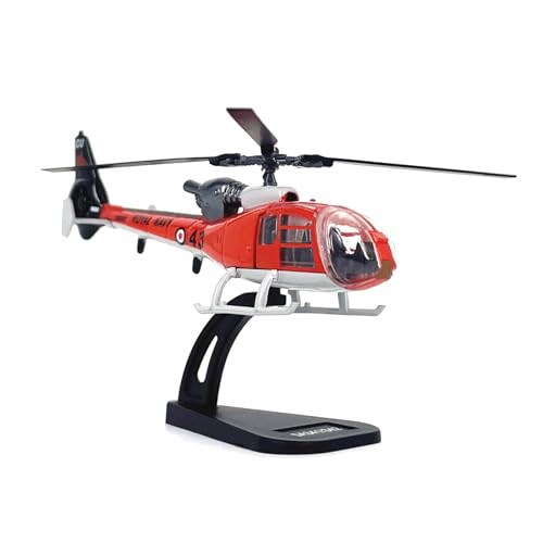 NATEFEMIN 1:100 SA341/342 Gazelle Hubschrauber Modell Simulation Flugzeugmodell Luftfahrtmodell Flugzeug Kits für Sammlung und Geschenk Modell von NATEFEMIN