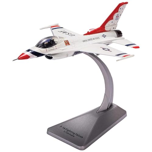 NATEFEMIN 1:100 USAF F-16 Fighting Falcon Thunderbirds Demonstration Fighter Model Simulation Aircraft Model Aviation Toy Aircraft Kits for Collection and Gift NATEFEMIN 1:100 USAF F-16 Fighting Falcon Thunderbirds Demonstration Fighter Model Simulation Aircraft Model Aviation Toy Aircraft Kits for Collection and Gift von NATEFEMIN