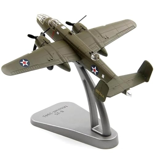NATEFEMIN 1:144 Flugzeugmodell, Legierung B-25 Bomber Mitchell Flugzeugmodell Militärflugzeug Modell für Sammlung Geschenk Display von NATEFEMIN