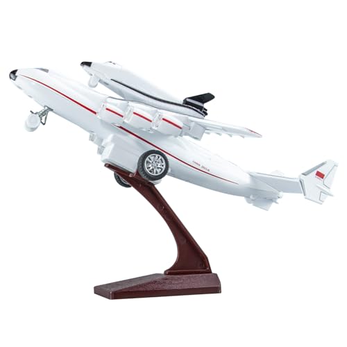 NATEFEMIN 1:400 Sowjetisches An-225 Mriya Transporter Flugzeug mit Buran Orbiter Modell Flugzeugmodell Luftfahrt für Sammlung und Geschenk Modell NATEFEMIN 1:400 Sowjetisches An-225 Mriya Transporter Flugzeug mit Buran Orbiter Modell Flugzeugmodell Luftfahrt für Sammlung und Geschenk Modell von NATEFEMIN