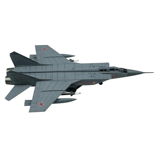 NATEFEMIN 1:72 MiG-31 Interceptor Aircraft Supersonic Fighter Model Simulation Aircraft Model Aviation Model Aircraft Kits for Collection and Gift Model von NATEFEMIN