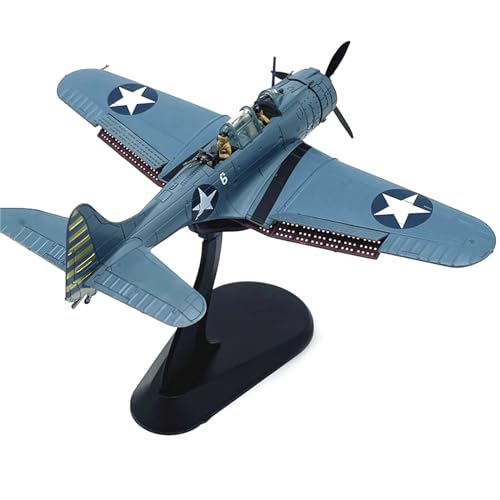 NATEFEMIN 1:72 US SBD-3 Dive Bomber Fighter Modell Simulation Flugzeugmodell Luftfahrtmodell Flugzeug Kits für Sammlung und Geschenk Modell von NATEFEMIN