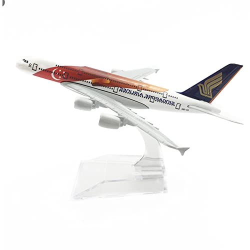 NATEFEMIN Alloy A380 Singapore Airlines SG50 Livery Aircraft 1:400 Model Simulation Fighter Military Science Exhibition Display Model von NATEFEMIN