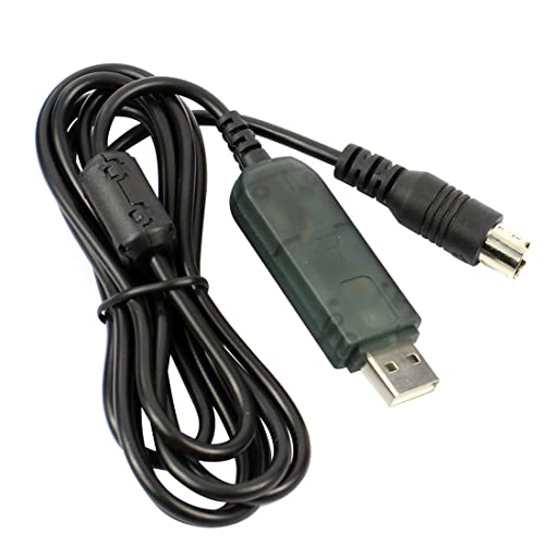 NATEFEMIN Datenleitungskabel für FlySky T6 i6 FS-i6 FS-T6 Sender, Datenzugriffs-Update-Verkabelungskabel, 150 cm, Zubehörteil von NATEFEMIN