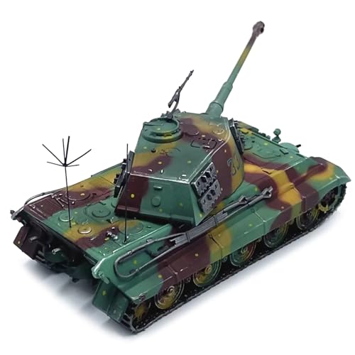NATEFEMIN Maßstab 1:72 Deutscher Tigerkönig Schweres Panzermodell Simulation Panzermodell für Sammlung von NATEFEMIN