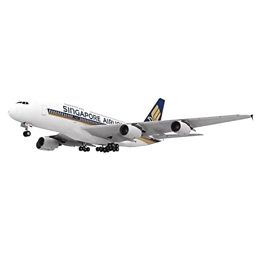 NATEFEMIN Papier A380 Singapur Airlines Modell Flugzeug Modell 1:120 Modell Simulation Wissenschaft Ausstellungsmodell (unmontiert) Display Modell von NATEFEMIN