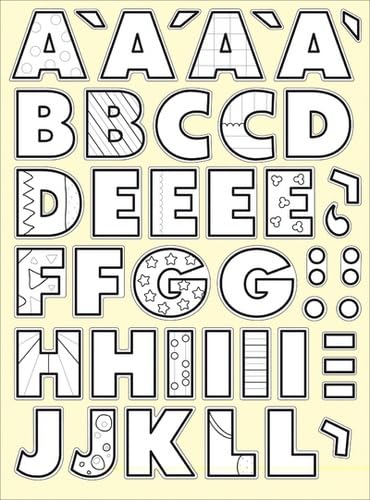 Aufkleber A Malbuch Alphabet Aufkleber A Malbuch Alphabet von NATHAN M&M