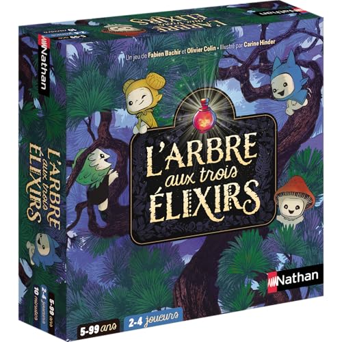 NATHAN Der Baum der drei Elixiere – Gesellschaftsspiel für Kinder – Magisches Universum und 3D-Magnetplatte – Stop oder Encore – ab 5 Jahren – 2 bis 4 Spieler NATHAN Der Baum der drei Elixiere – Gesellschaftsspiel für Kinder – Magisches Universum und 3D-Magnetplatte – Stop oder Encore – ab 5 Jahren – 2 bis 4 Spieler von NATHAN