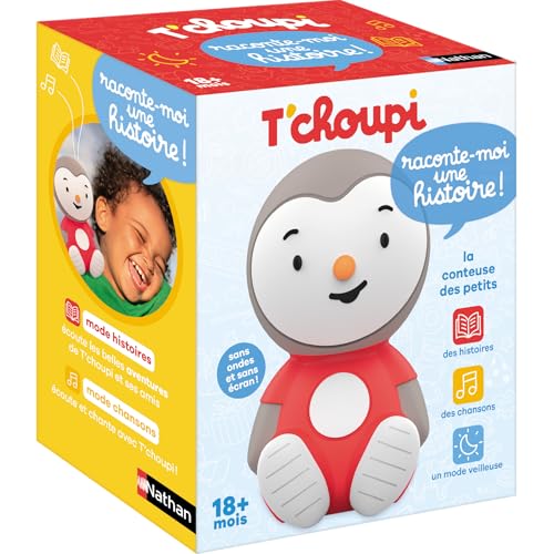 Nathan - T'choupi Elektronisches Lernspiel, 1120600001, Mehrfarbig von NATHAN